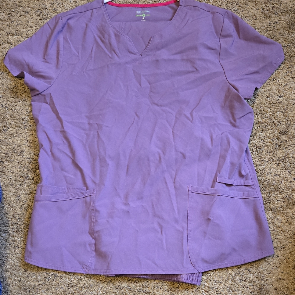 Smocky Purple Scrubstar Scrub Set